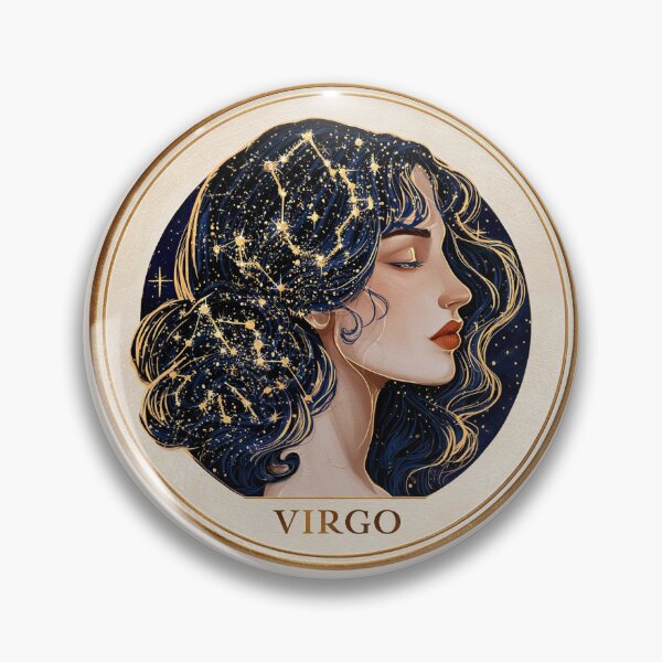 Item preview, Virgo Zodiac Goddess Celestial Astrology Art PNG designed and sold by MythicMood.