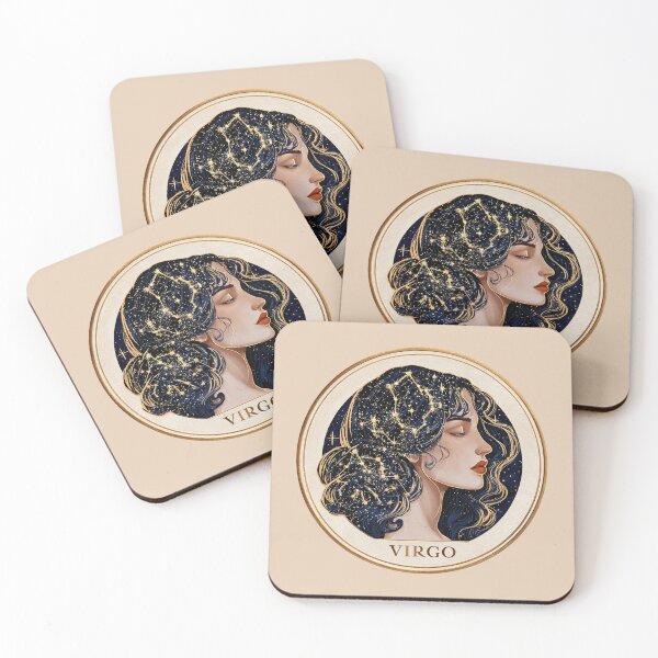 Item preview, Virgo Zodiac Goddess Celestial Astrology Art PNG designed and sold by MythicMood.