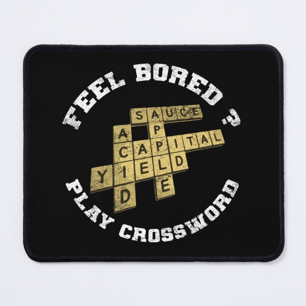 Item preview, Feel bored Play Crossword funny wild Crossword   designed and sold by mcmenemy.