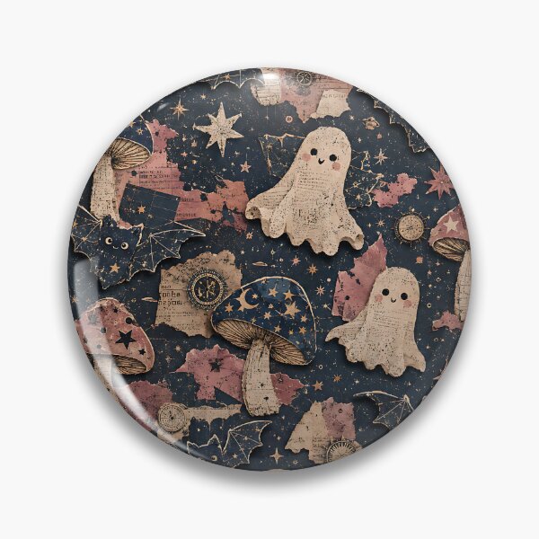 Item preview, Vintage Scrapbook Cosmic Ghost Paper Pattern designed and sold by Thai Vibe Studio.