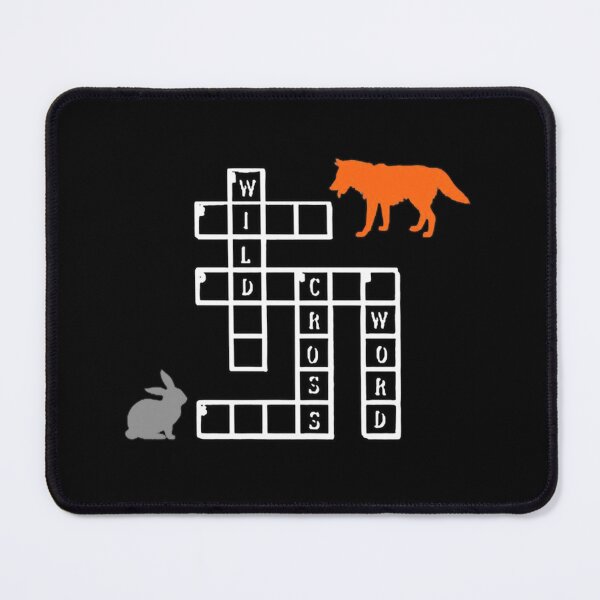 Item preview, The Best Wild Crossword Crossword Puzzle Wolf And Rabbit Funny Gift designed and sold by mcmenemy.