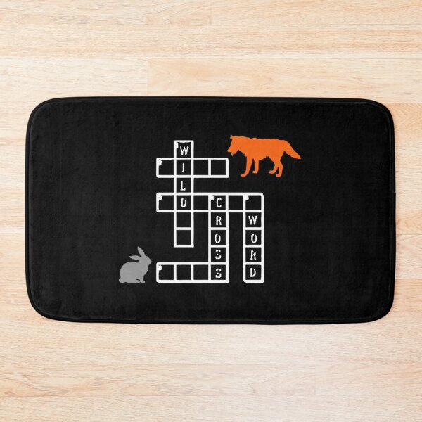 Item preview, The Best Wild Crossword Crossword Puzzle Wolf And Rabbit Funny Gift   designed and sold by mcmenemy.