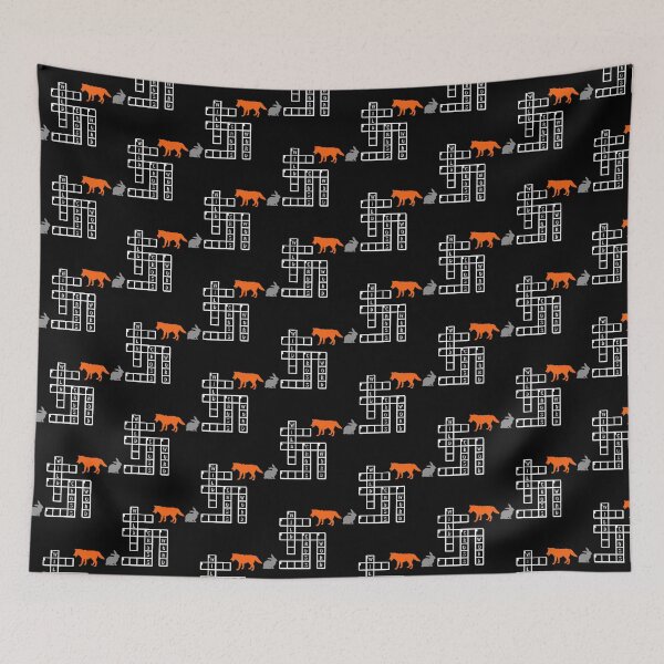 Item preview, The Best Wild Crossword Crossword Puzzle Wolf And Rabbit Funny Gift designed and sold by mcmenemy.
