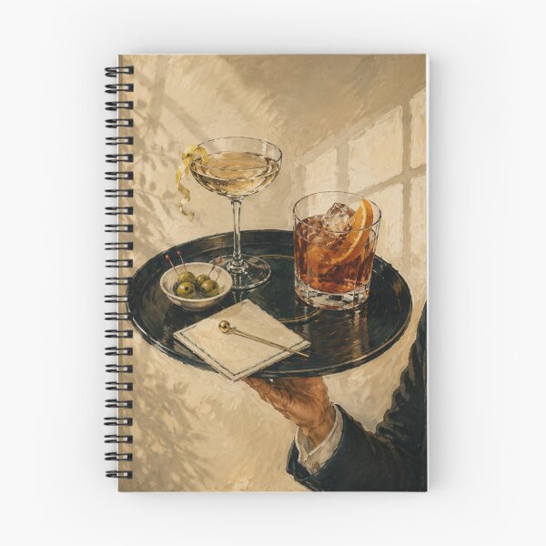 Item preview, Cocktail Tray | Vintage Bar Cart Art | Classic Martini and Old Fashioned | Sophisticated Lounge Decor designed and sold by DESIGN DIMENSION .
