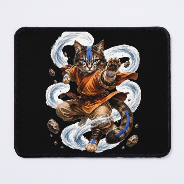 Item preview, Kimono Anime Cat Air Bending Warrior designed and sold by JediKittenWars.