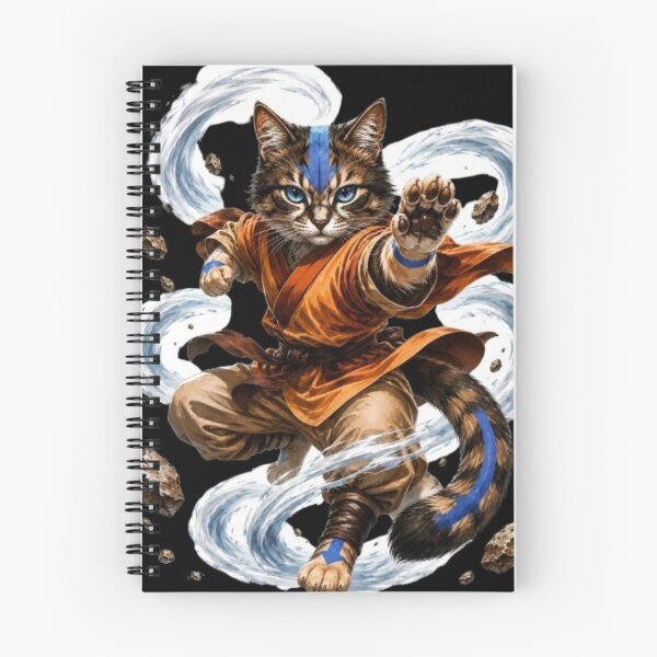 Item preview, Kimono Anime Cat Air Bending Warrior designed and sold by JediKittenWars.