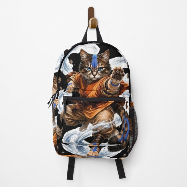 Item preview, Kimono Anime Cat Air Bending Warrior designed and sold by JediKittenWars.
