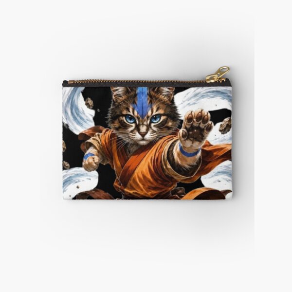 Item preview, Kimono Anime Cat Air Bending Warrior designed and sold by JediKittenWars.