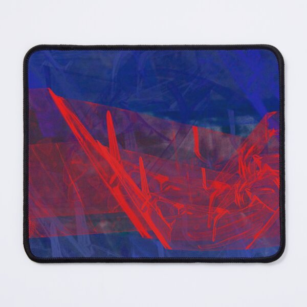 Item preview, Deep Blue Bright Red Collage designed and sold by Swooncake Press.