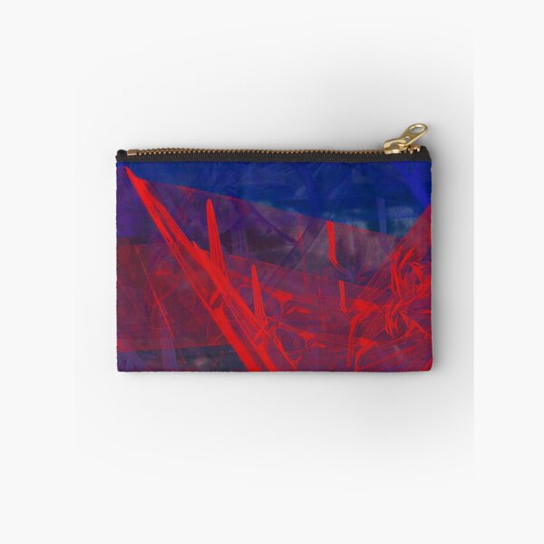 Item preview, Deep Blue Bright Red Collage designed and sold by Swooncake Press.