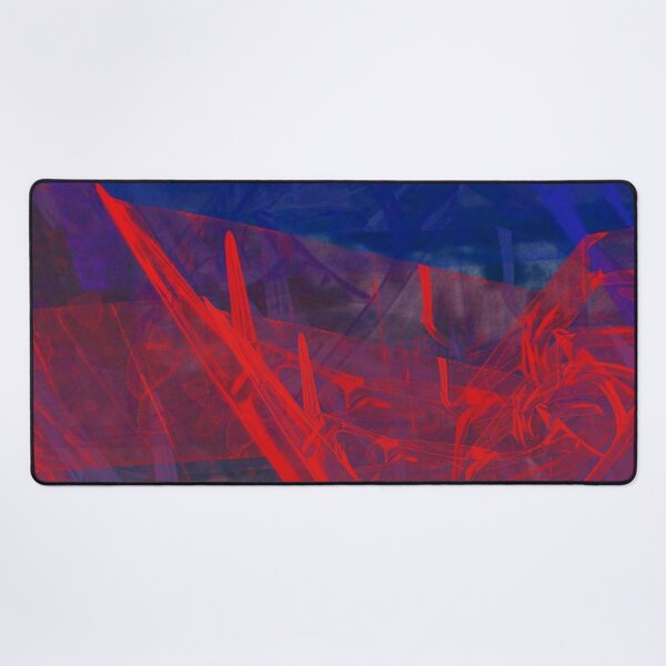 Item preview, Deep Blue Bright Red Collage designed and sold by Swooncake Press.