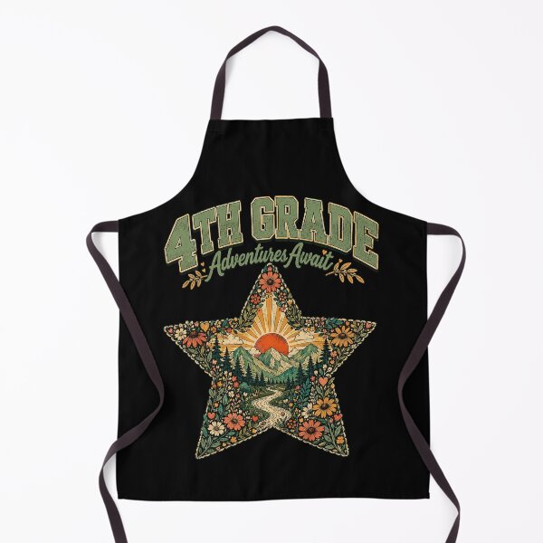 Item preview, 4th Grade Adventures Await Floral Mountain Star designed and sold by anapldv.