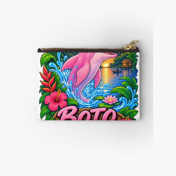 Item preview, Boto Cor de Rosa Pink River Dolphin designed and sold by Bloomelle Studio.
