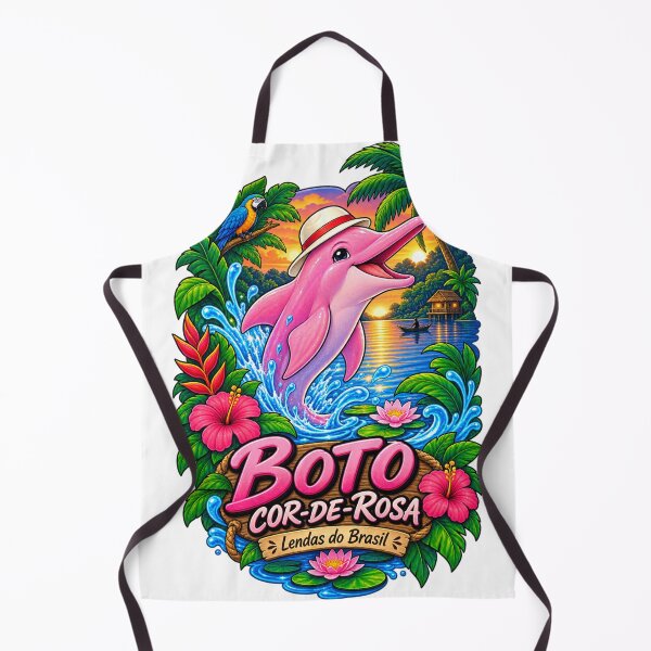 Item preview, Boto Cor de Rosa Pink River Dolphin designed and sold by Bloomelle Studio.
