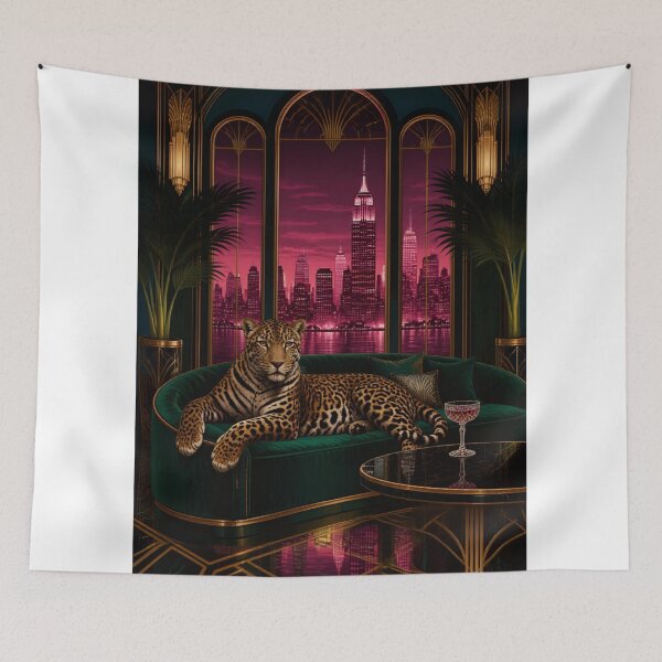 Item preview, Glamour – Art Deco Luxury Animal Nightlife designed and sold by Rooted & Co.