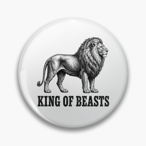 Item preview, King of Beasts – Vintage Lion Engraving designed and sold by MotionBanana Art.