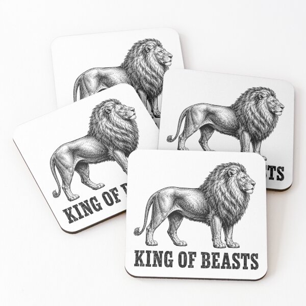 Item preview, King of Beasts – Vintage Lion Engraving designed and sold by MotionBanana Art.