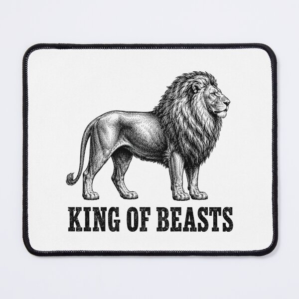 Item preview, King of Beasts – Vintage Lion Engraving designed and sold by MotionBanana Art.