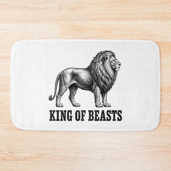 Item preview, King of Beasts – Vintage Lion Engraving designed and sold by MotionBanana Art.