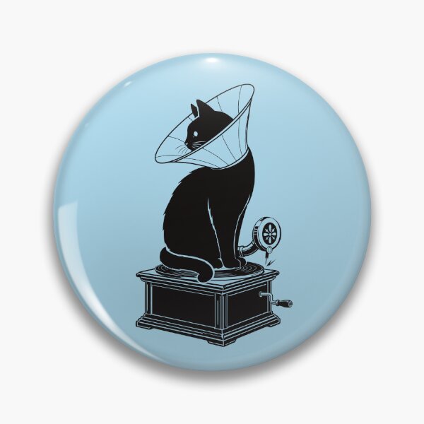 Item preview, Gramophone Cat designed and sold by HauntingAppeal.