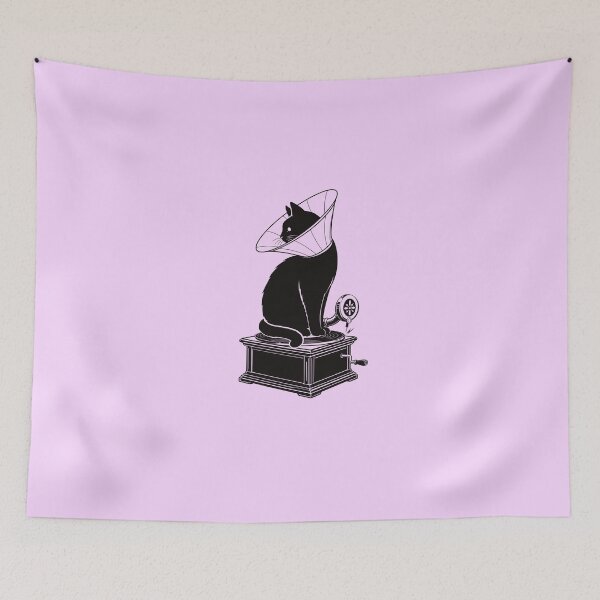 Item preview, Gramophone Cat designed and sold by HauntingAppeal.