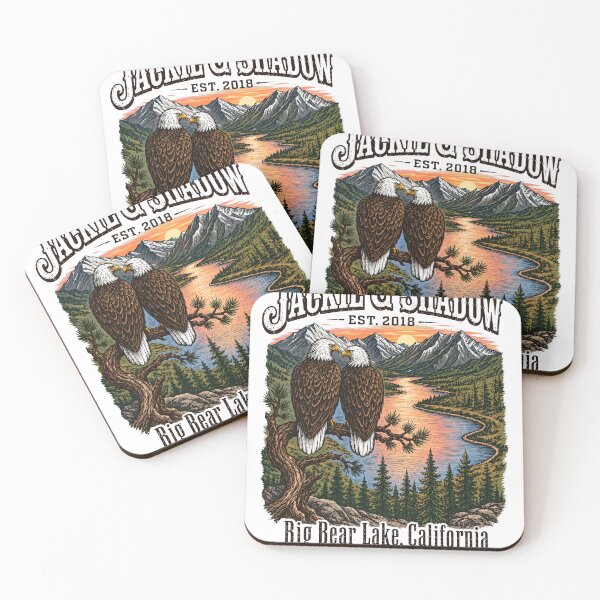 Item preview, Jackie & Shadow Big Bear Lake Eagle Pair designed and sold by KireVeronica.