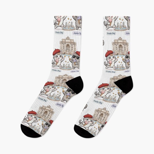 Item preview, Trevi Fountain Wish - Freda and Junior Rome Gelato Cats designed and sold by MAISON SYLVIE.