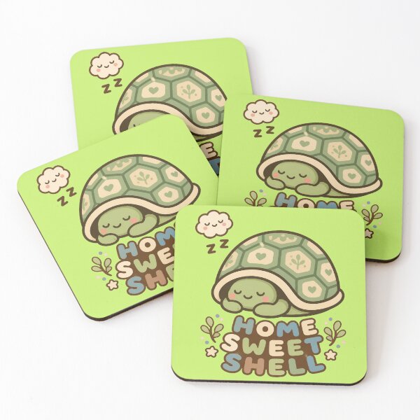 Item preview, Home Sweet Shell Cute Sleeping Turtle designed and sold by SVox.