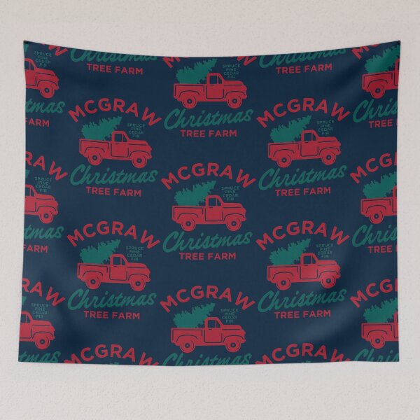 Item preview, Country Christmas Tree Farm designed and sold by ambitiousit.
