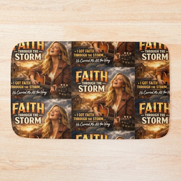 Item preview, Evidence of Grace - Faith Through The Storm Christian Design designed and sold by EvidenceOfGrace.
