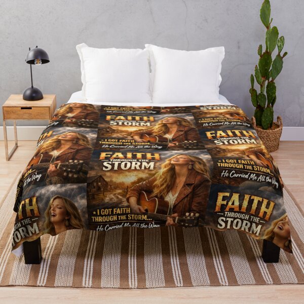 Item preview, Evidence of Grace - Faith Through The Storm Christian Design designed and sold by EvidenceOfGrace.