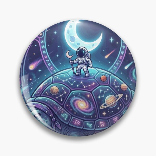 Item preview, Cosmic Turtle — Astronaut's Galactic Companion designed and sold by RoyArt0.