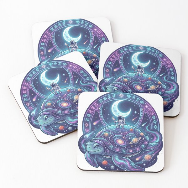 Item preview, Cosmic Turtle — Astronaut's Galactic Companion designed and sold by RoyArt0.