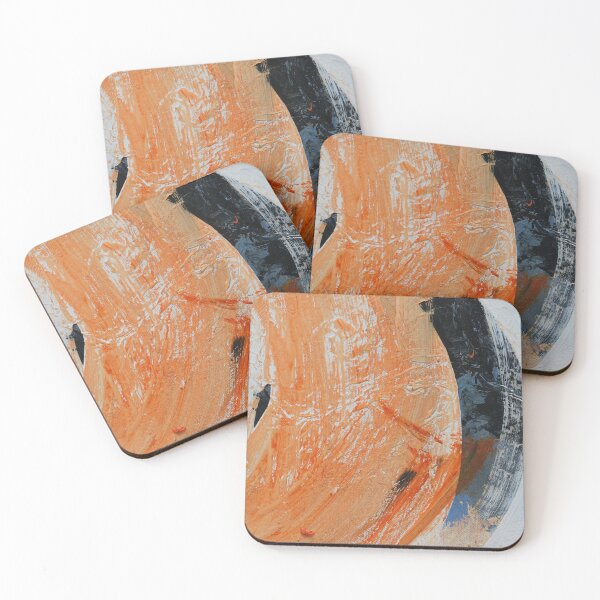 Item preview, Abstract Orange and White Arcs designed and sold by MiCarmoart.