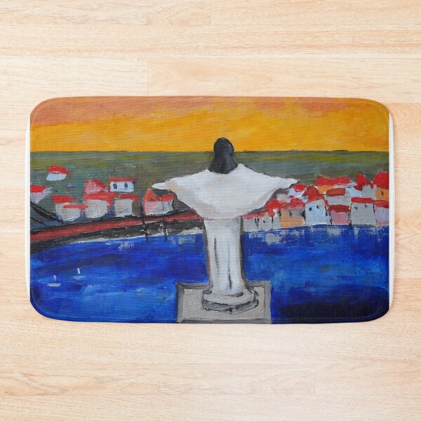 Item preview, Christ the King at Sunset Over Lisbon designed and sold by MiCarmoart.
