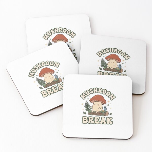 Item preview, Mushroom Break Cute Forest Fungi designed and sold by GoofyShopp.