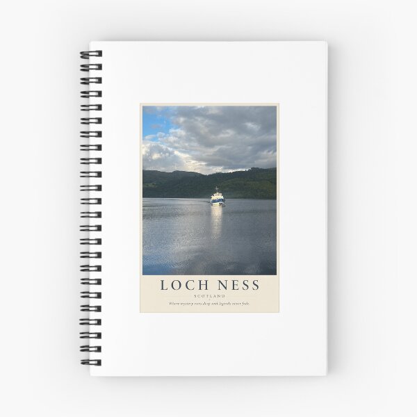 Item preview, Loch Ness Scotland Poster – Scottish Highlands Lake Travel Photography designed and sold by Wandered North.