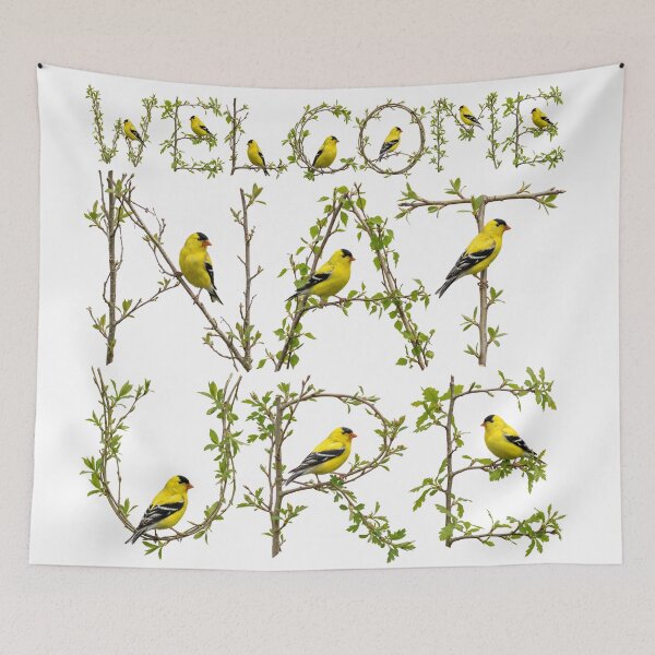 Item preview, GOLDFINCH LETTERS WORDS designed and sold by ART-TYPE.