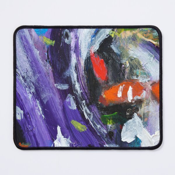Item preview, Abstract Red Fish in Violet sea designed and sold by MiCarmoart.