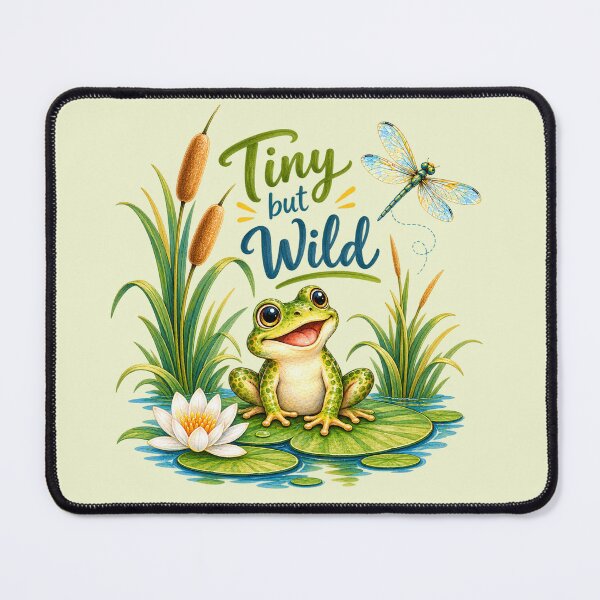 Item preview, Tiny But Wild – Baby Frog Nature Design designed and sold by Penbrook Farms.