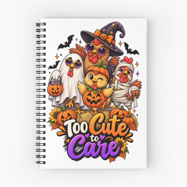Item preview, Cute Halloween Chickens – Funny Spooky Chicken Pumpkin Design designed and sold by Ayden World.