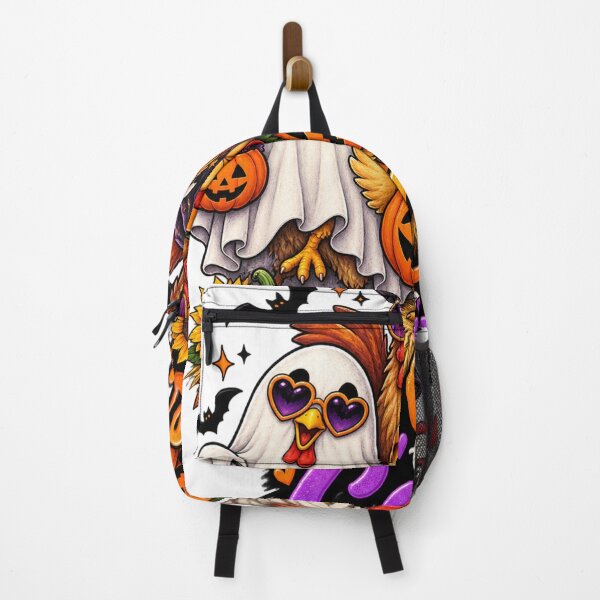 Item preview, Cute Halloween Chickens – Funny Spooky Chicken Pumpkin Design designed and sold by Ayden World.
