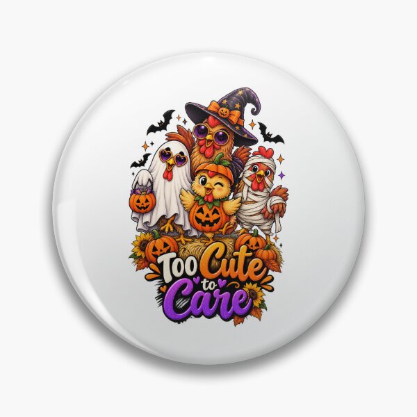 Item preview, Cute Halloween Chickens – Funny Spooky Chicken Pumpkin Design designed and sold by Ayden World.