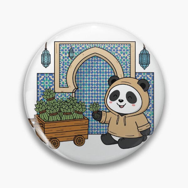 Item preview, Panda Selling Fresh Mint in Medina designed and sold by cozymood2026.