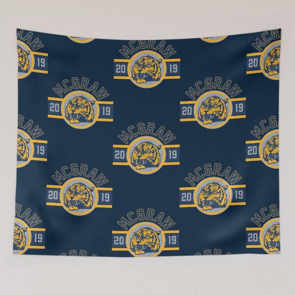 Item preview, Tiger Mascot College Emblem designed and sold by ambitiousit.