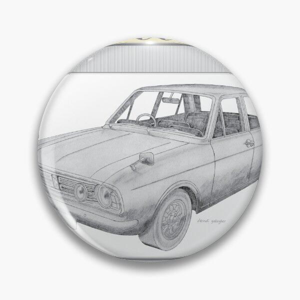 Item preview, Ford Cortina Mk2 4 Door Saloon Hand-drawn designed and sold by Classic Car Art Drawings.