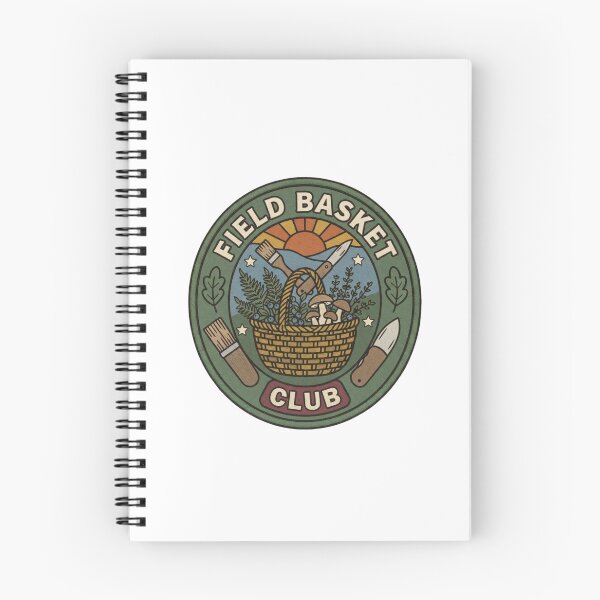 Item preview, Field Basket Club Vintage Foraging Patch designed and sold by GoofyShopp.