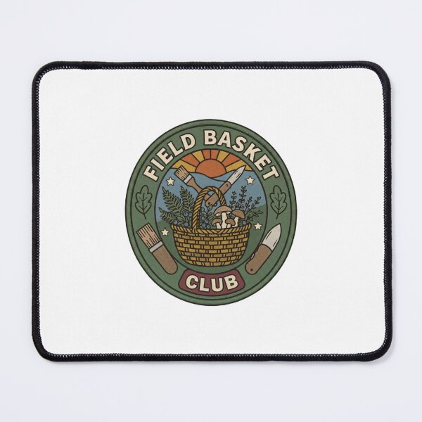 Item preview, Field Basket Club Vintage Foraging Patch designed and sold by GoofyShopp.