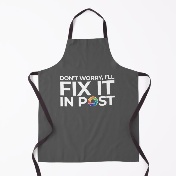 Item preview, Don’t worry, I’ll Fix it in Post - White / Rainbow designed and sold by Jeffery Borchert.