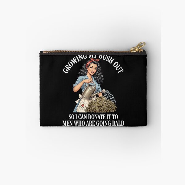 Item preview, Funny Vintage Pinup Girl Gardening Growing My Bush Out Sarcastic Humor designed and sold by HarinDonreka.